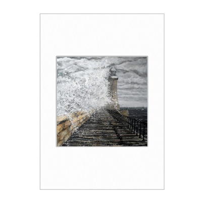 Tynemouth Pier - Mini Print A4